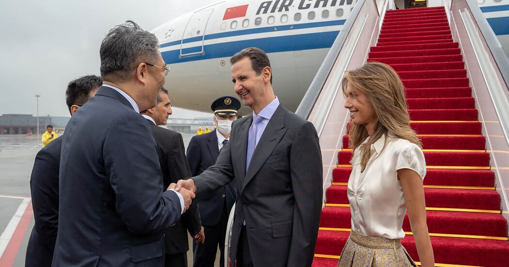 Syria’s Leader, al-Assad, Visits China in Search of Friends and Funds