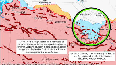 Ukraine War Map Shows Zaporizhzhia Gains as ‘Surovikin Line’ Breach Expands