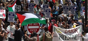 Pro-Palestinian protesters move UC Santa Cruz camp, join strikers